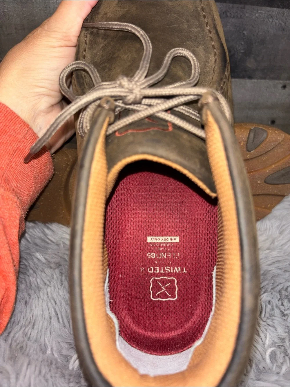 Twisted X Men's Chukka Driving Mocs Mdm0095 Brown 13W